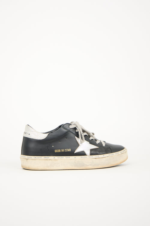 Golden Goose Leather Hi Star Sneaker