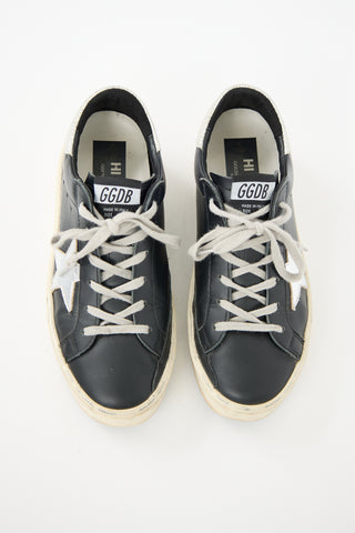 Golden Goose Leather Hi Star Sneaker
