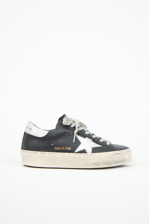 Golden Goose Leather Hi Star Sneaker