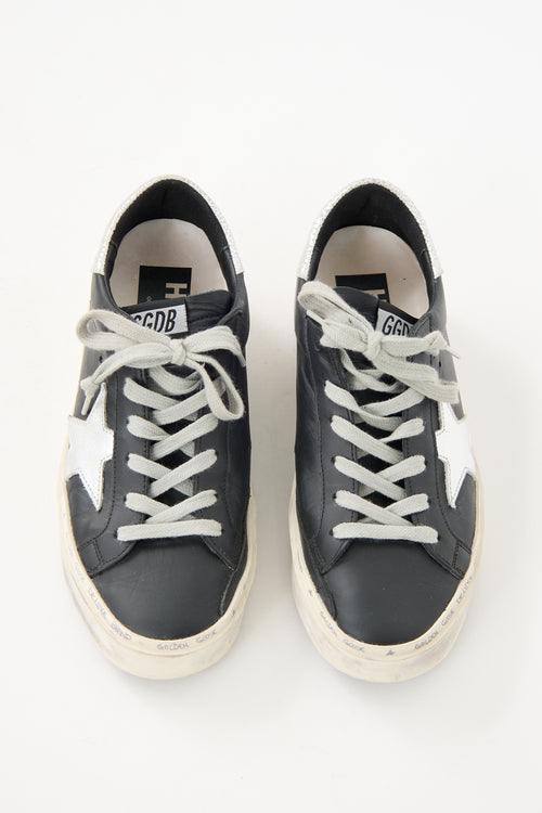 Golden Goose Leather Hi Star Sneaker