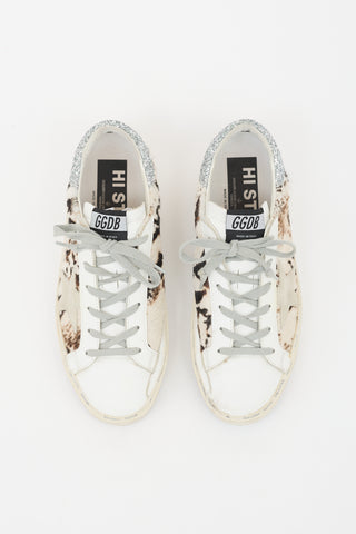 Golden Goose Leather Hi Star Sneaker