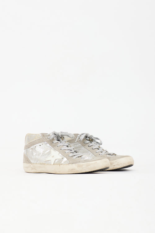 Golden Goose Leather Mid Star Sneaker