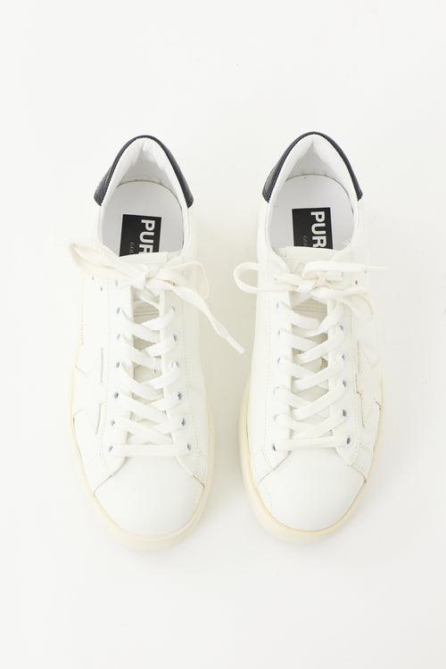 Golden Goose Leather Pure Star Sneaker