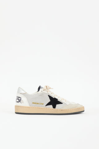 Golden Goose Mesh & Leather Ball Star Sneaker