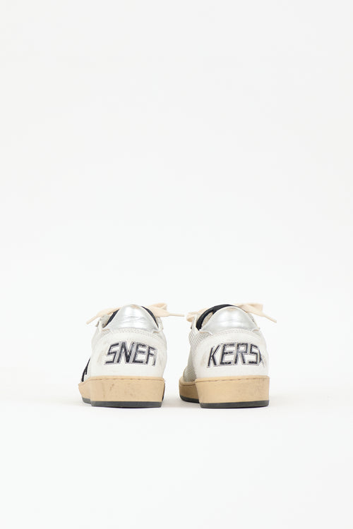 Golden Goose Mesh & Leather Ball Star Sneaker