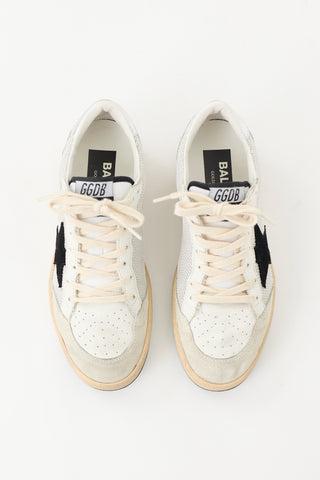 Golden Goose Mesh & Leather Ball Star Sneaker