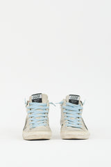 Golden Goose Beige & Multi Suede & Embossed Leather Sneaker