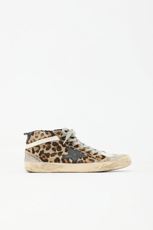 Golden Goose Printed Mid Star Sneaker