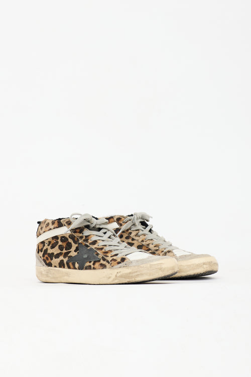 Golden Goose Printed Mid Star Sneaker