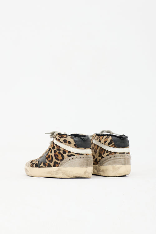 Golden Goose Printed Mid Star Sneaker