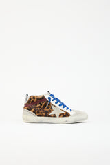 Golden Goose Suede Printed Mid Star Sneaker
