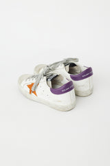 Golden Goose White & Multi Superstar Sneaker