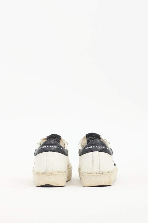 Golden Goose White Leather Hi Star Platform Sneaker