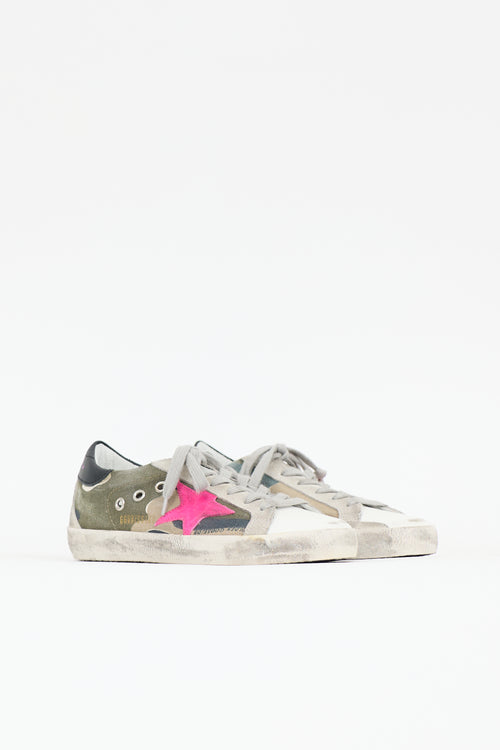 Golden Goose Camo Superstar Sneaker