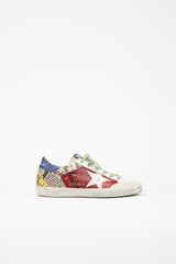 Golden Goose Embossed Leather Super Star Sneaker