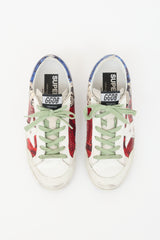 Golden Goose Embossed Leather Super Star Sneaker