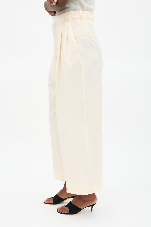 Goop Wool Pleated Trouser