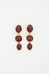 Goossens Cabochon Clip On Earrings