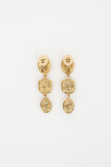 Goossens Cabochon Clip On Earrings