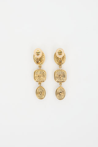 Goossens Cabochon Clip On Earrings