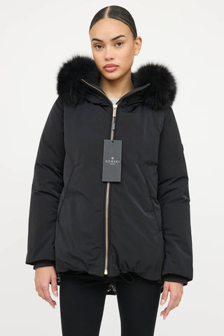 Gorski Fur Trim Down Jacket