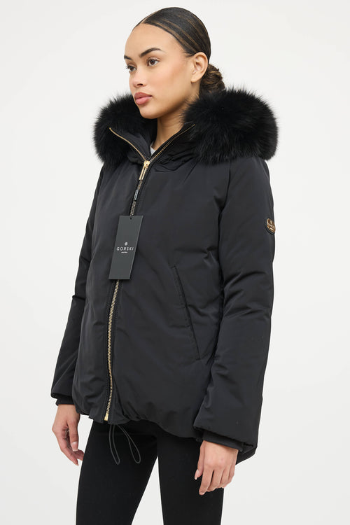 Gorski Fur Trim Down Jacket
