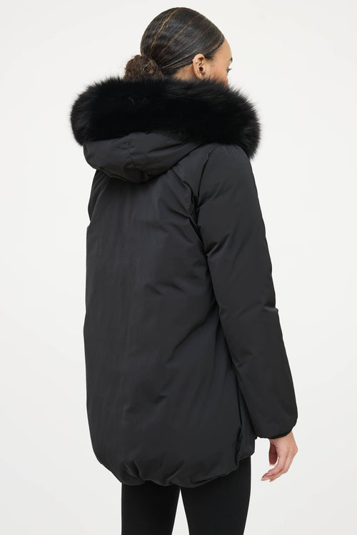 Gorski Fur Trim Down Jacket