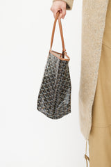 Goyard Black & Brown Saint Louis PM Tote Bag