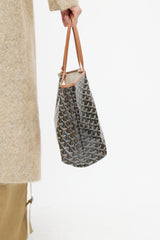 Goyard Black & Brown Saint Louis PM Tote Bag