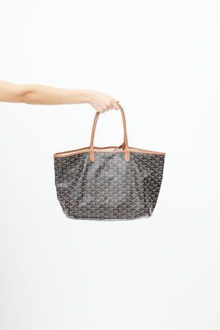 Goyard Black & Brown Saint Louis PM Tote Bag