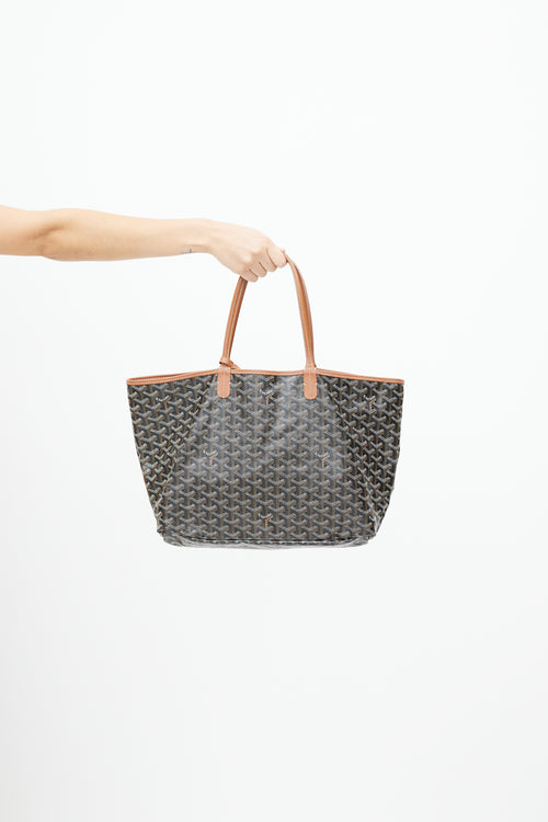 Goyard Black & Brown Saint Louis PM Tote Bag