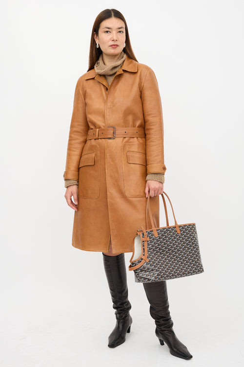 Goyard Goyardine Canvas Chien Gris Bag