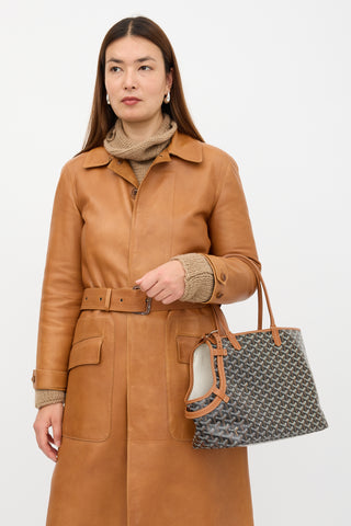 Goyard Goyardine Canvas Chien Gris Bag