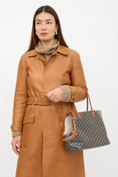 Goyard Goyardine Canvas Chien Gris Bag
