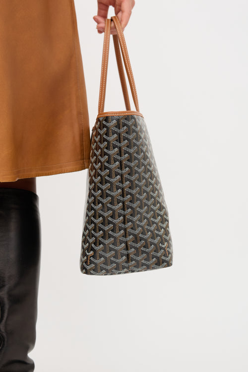 Goyard Goyardine Canvas Chien Gris Bag