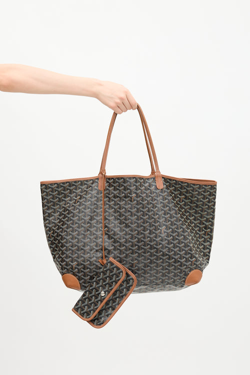 Goyard Goyardine St. Louis PM Tote Bag