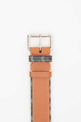 Goyard Leather & Goyardine Florida Belt