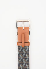 Goyard Leather & Goyardine Florida Belt