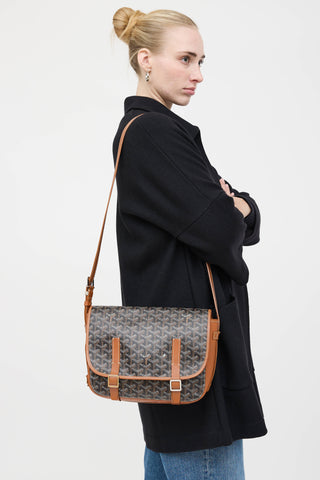 Goyard Goyardine Belvedere MM Bag
