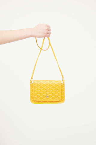 Goyard Goyardine Yellow Plumet Pocket Bag