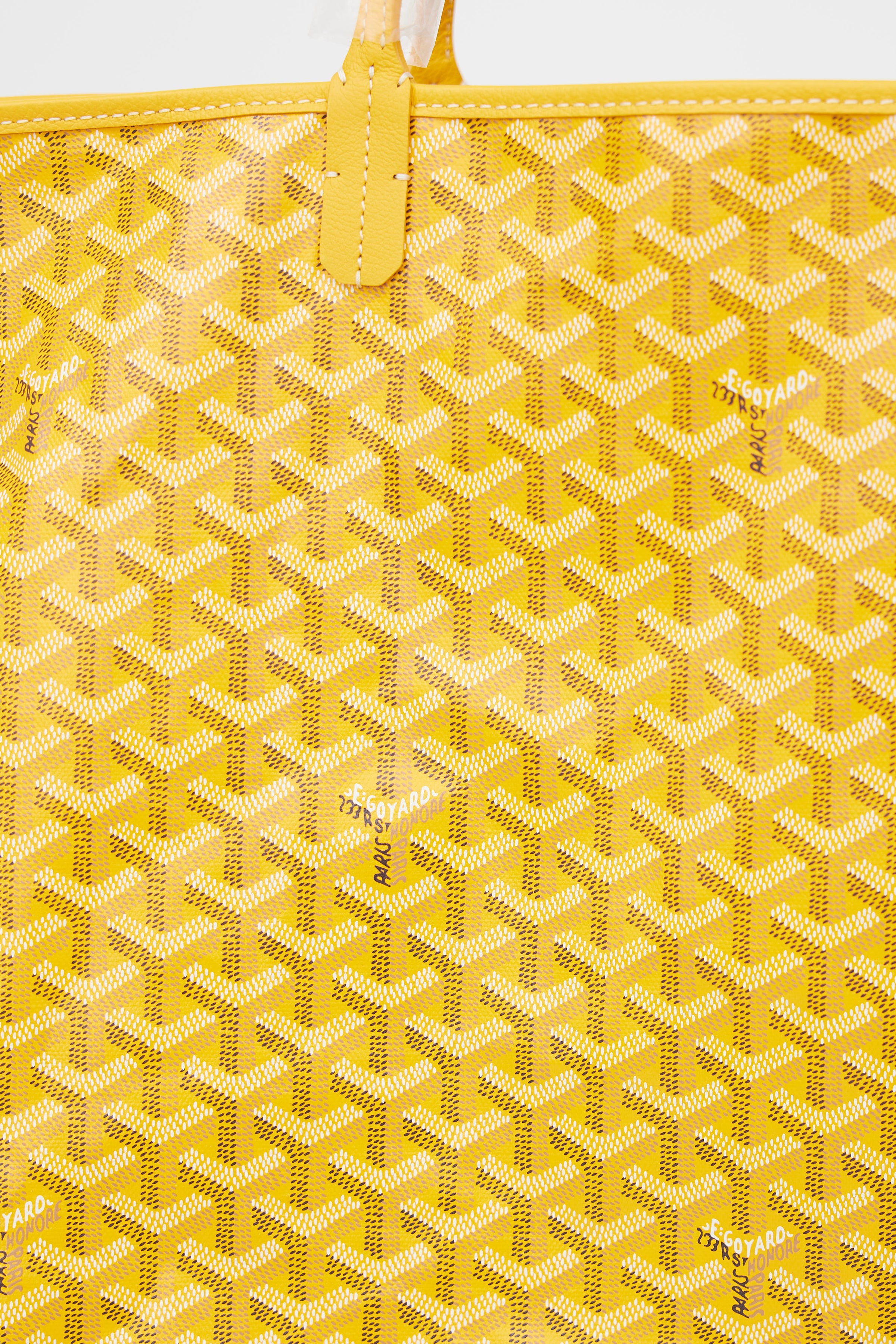 Goyard Saint Louis Tote GM Yellow in Canvas/Calfskin with Palladium-tone -  US