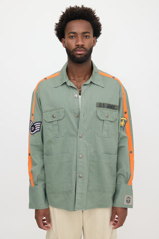Greg Lauren Army Shirt