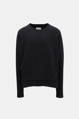 Greg Lauren Pocket Crewneck Sweatshirt