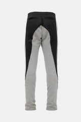 Greg Lauren Satin & Jersey Striped Sweatpant