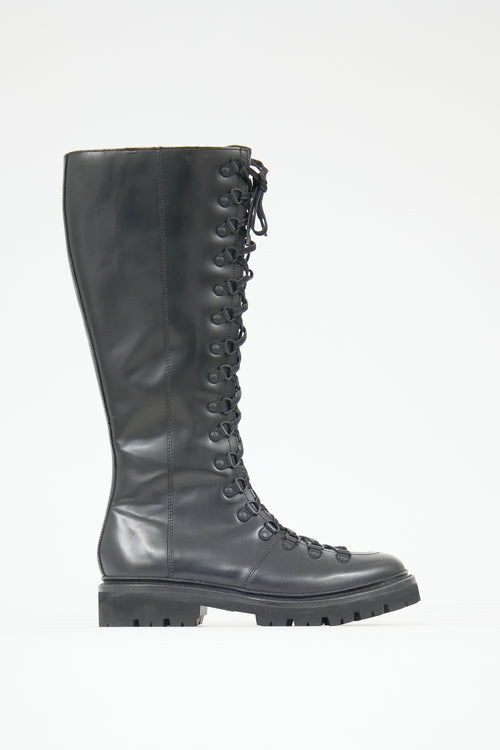 Grenson Leather Nanette Knee Boot