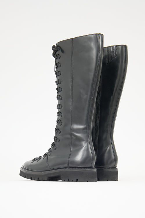 Grenson Leather Nanette Knee Boot