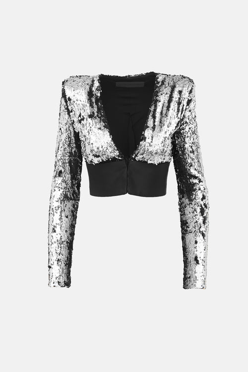 Greta Constantine Sequin Trixie Bolero