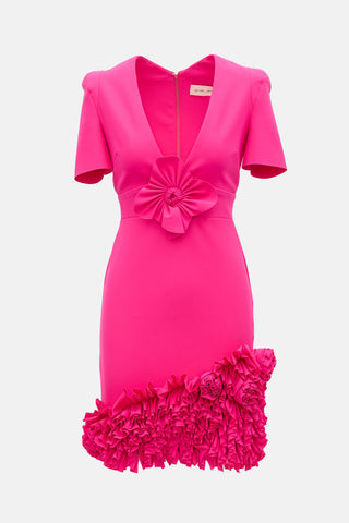 Greta Constantine Athleen Ruffled Dress
