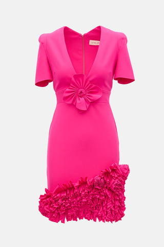 Greta Constantine Athleen Ruffled Dress