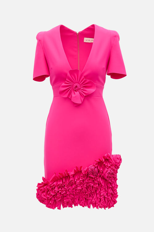 Greta Constantine Athleen Ruffled Dress